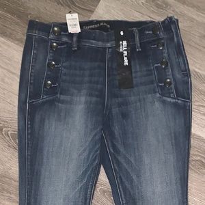 EXPRESS flare (bell bottom) mid rise  jeans